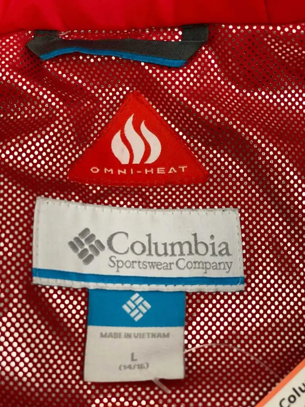 Columbia Boys Puffer Jacket Black Plaid | 14 Regular